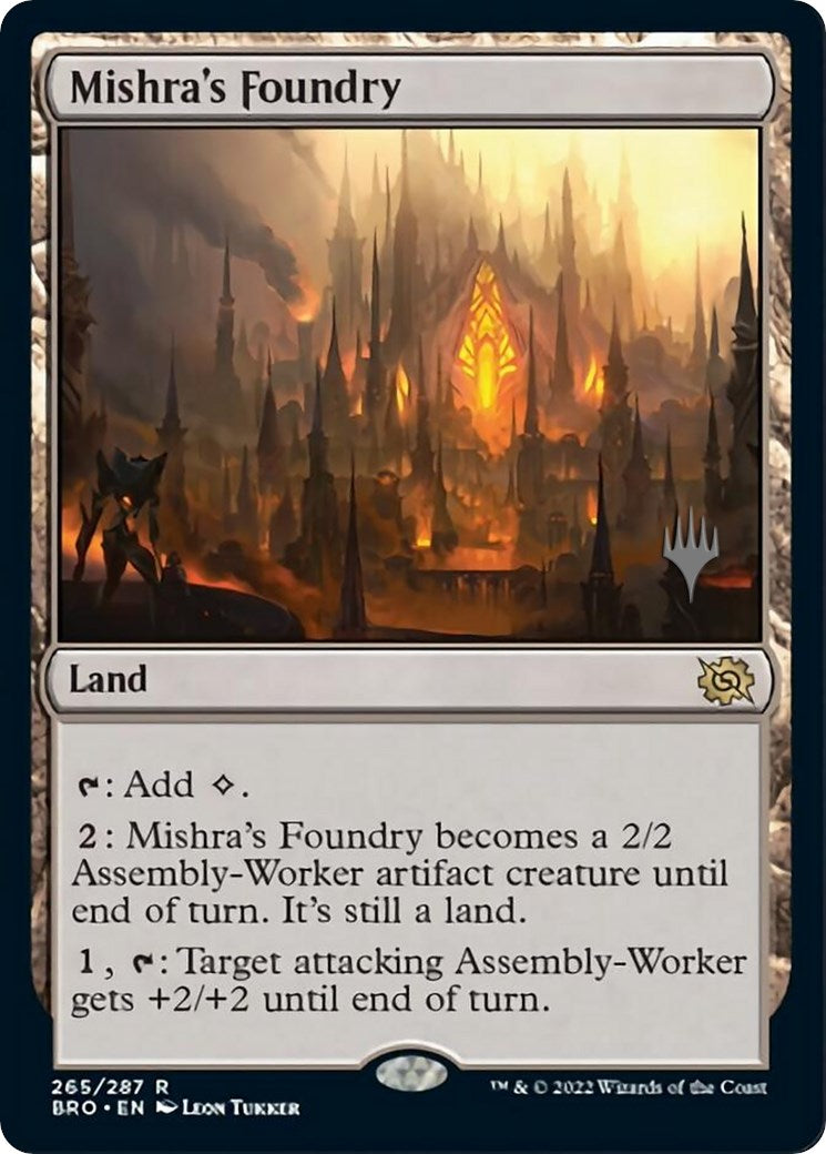 Mishra's Foundry (Promo Pack) [The Brothers' War Promos] | Chromatic Games