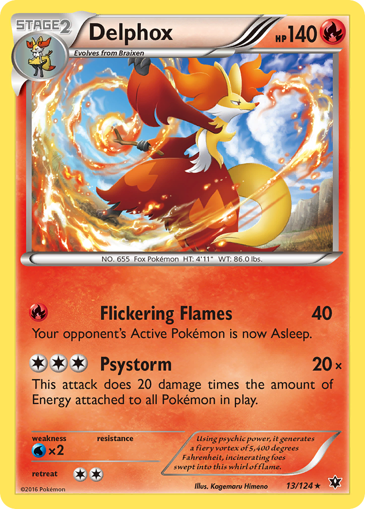 Delphox (13/124) [XY: Fates Collide] | Chromatic Games