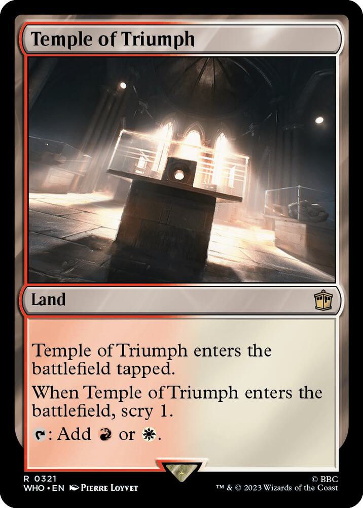 Temple of Triumph 321/331 (Universes Beyond: Doctor Who)  - Foil | Chromatic Games