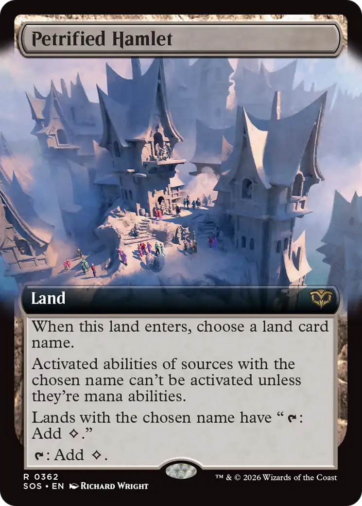 Petrified Hamlet (Extended Art) [Secrets of Strixhaven] | Chromatic Games