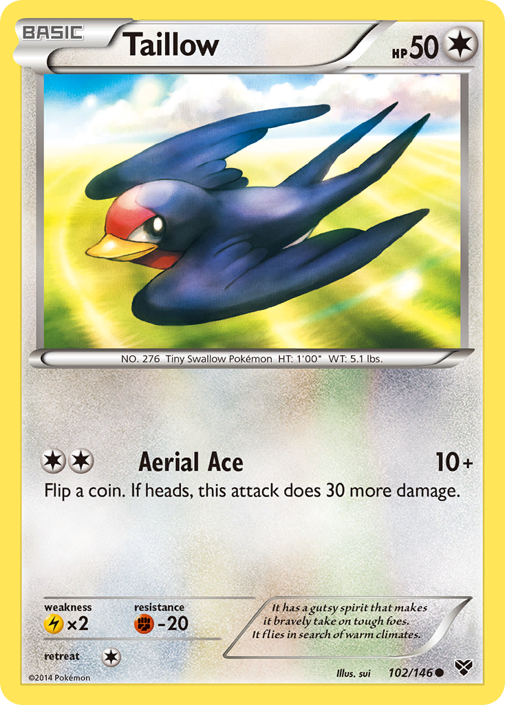 Taillow (102/146) [XY: Base Set] | Chromatic Games