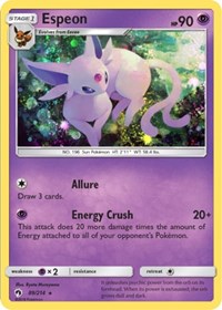 Espeon (89/214) (Cosmos Holo) (Blister Exclusive) [Sun & Moon: Lost Thunder] | Chromatic Games