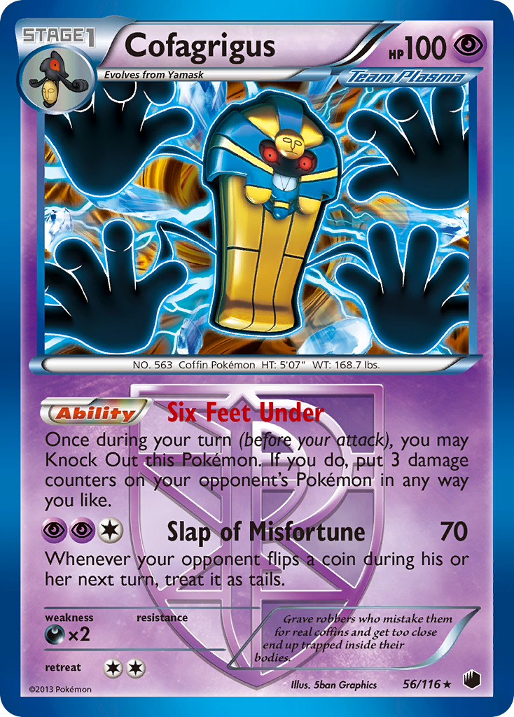 Cofagrigus (56/116) [Black & White: Plasma Freeze] | Chromatic Games