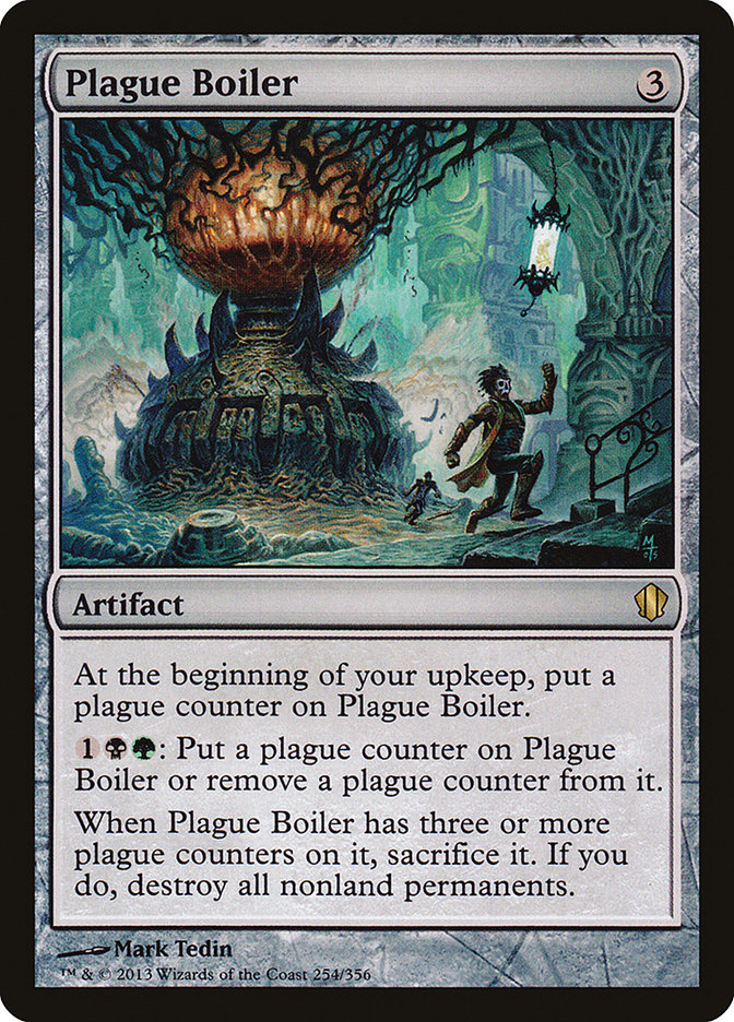 Plague Boiler 254/356 (Commander 2013)  | Chromatic Games