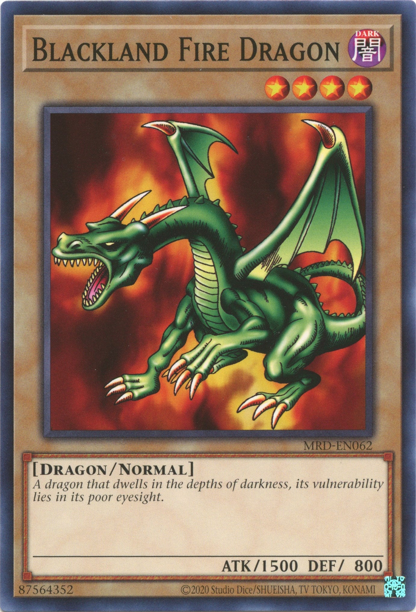 Blackland Fire Dragon (25th Anniversary) [MRD-EN062] Common | Chromatic Games