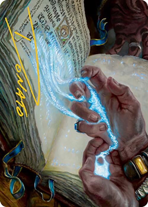 Mystic Redaction Art Card (Gold-Stamped Signature) [Modern Horizons 2 Art Series] | Chromatic Games