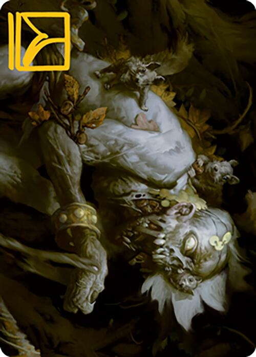 Nested Shambler Art Card (Gold-Stamped Signature) [Modern Horizons 2 Art Series] | Chromatic Games