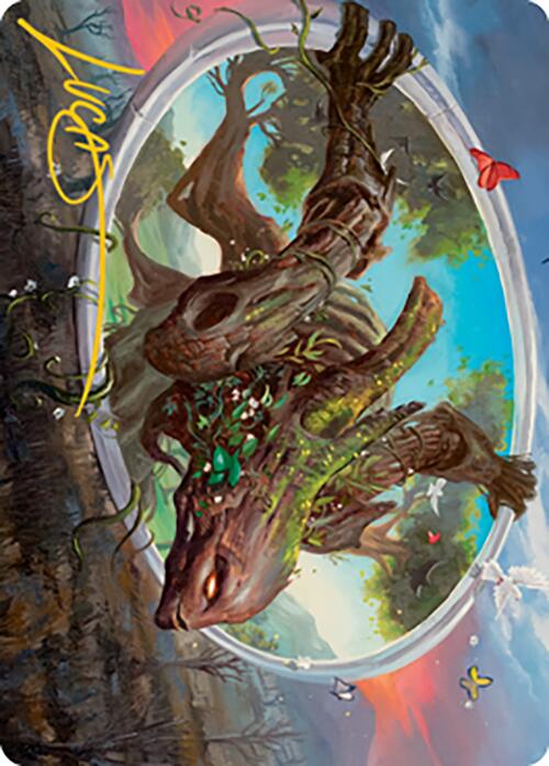 Gaea's Will Art Card (Gold-Stamped Signature) [Modern Horizons 2 Art Series] | Chromatic Games