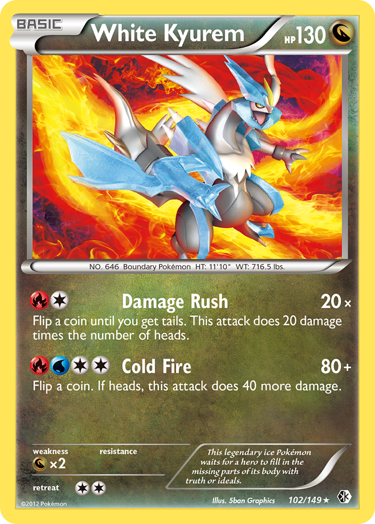 White Kyurem (102/149) [Black & White: Boundaries Crossed] | Chromatic Games
