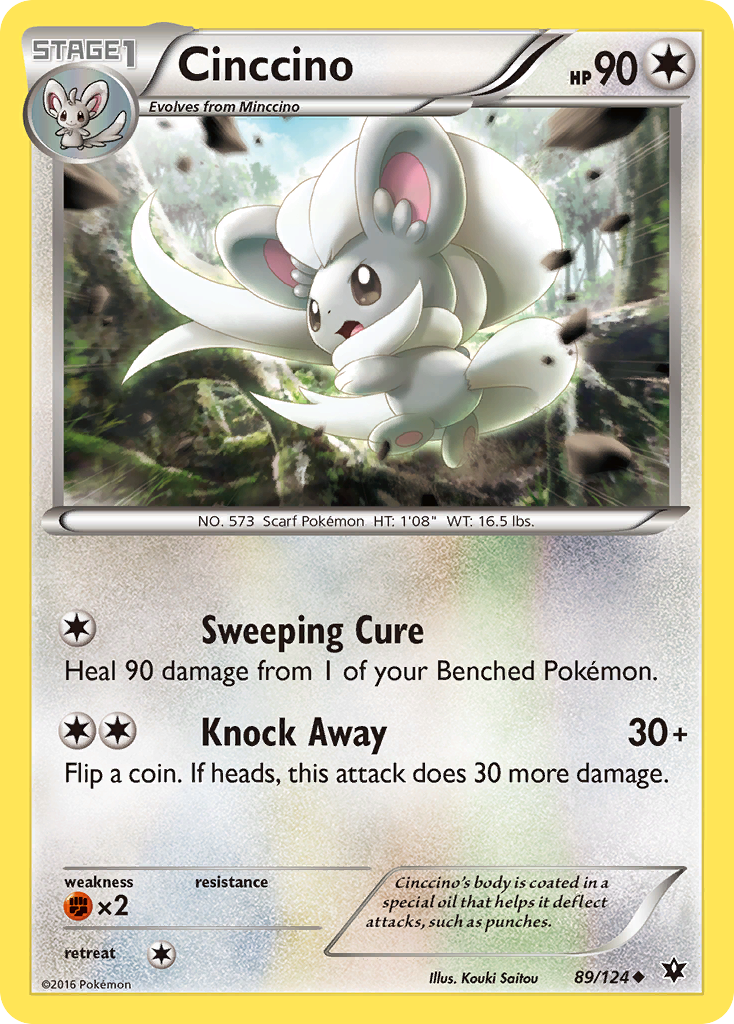 Cinccino (89/124) [XY: Fates Collide] | Chromatic Games