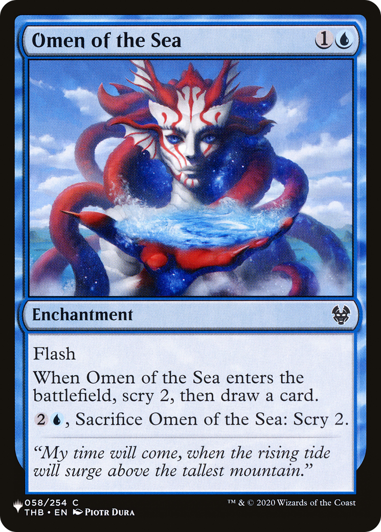 Omen of the Sea [The List Reprints] | Chromatic Games