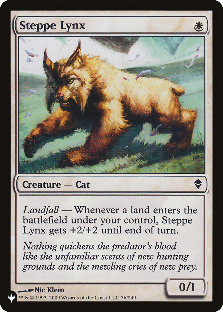 Steppe Lynx [The List] | Chromatic Games