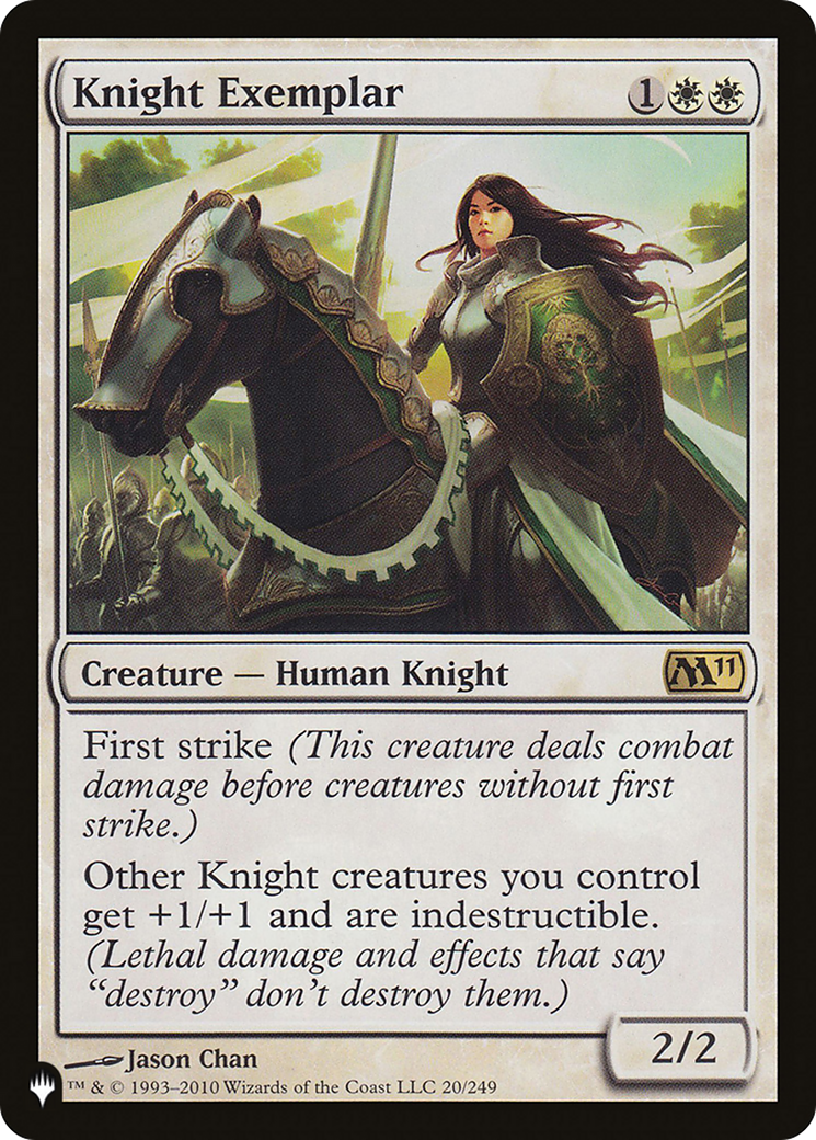 Knight Exemplar (Magic 2011) [The List] | Chromatic Games