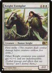 Knight Exemplar (Magic 2011) [The List] | Chromatic Games