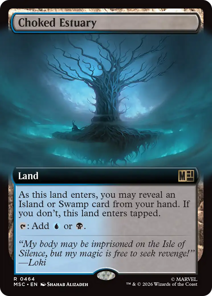 Choked Estuary (Extended Art) [Marvel Super Heroes Commander] | Chromatic Games