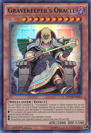 Gravekeeper's Oracle [MP14-EN215] Ultra Rare | Chromatic Games