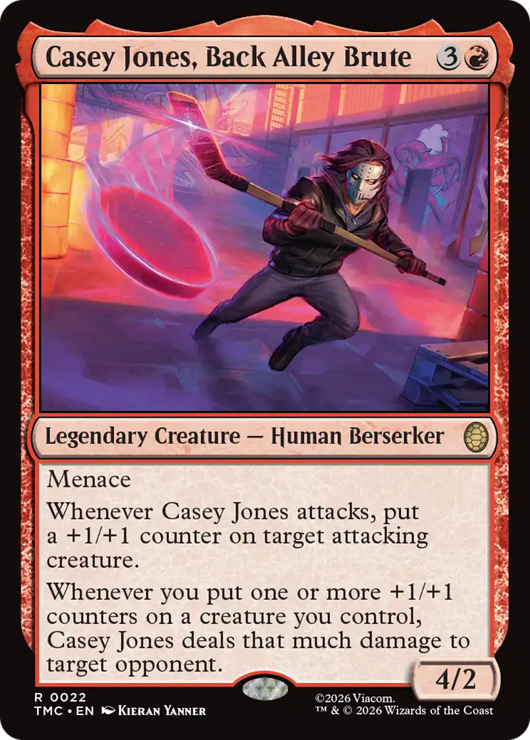 Casey Jones, Back Alley Brute [Teenage Mutant Ninja Turtles Commander] | Chromatic Games
