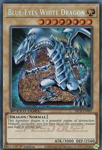 Blue-Eyes White Dragon (Secret) [SBCB-EN087] Secret Rare | Chromatic Games