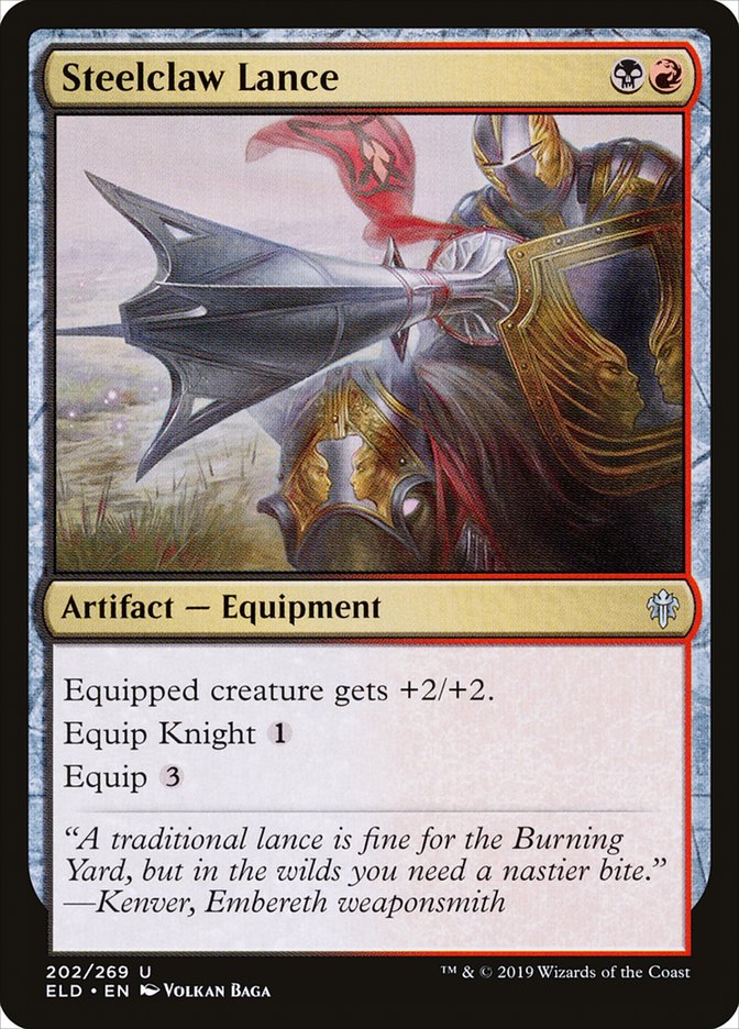 Steelclaw Lance 202/269 (Throne of Eldraine)  | Chromatic Games