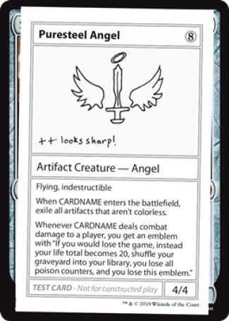 Puresteel Angel (2021 Edition) [Mystery Booster Playtest Cards] | Chromatic Games