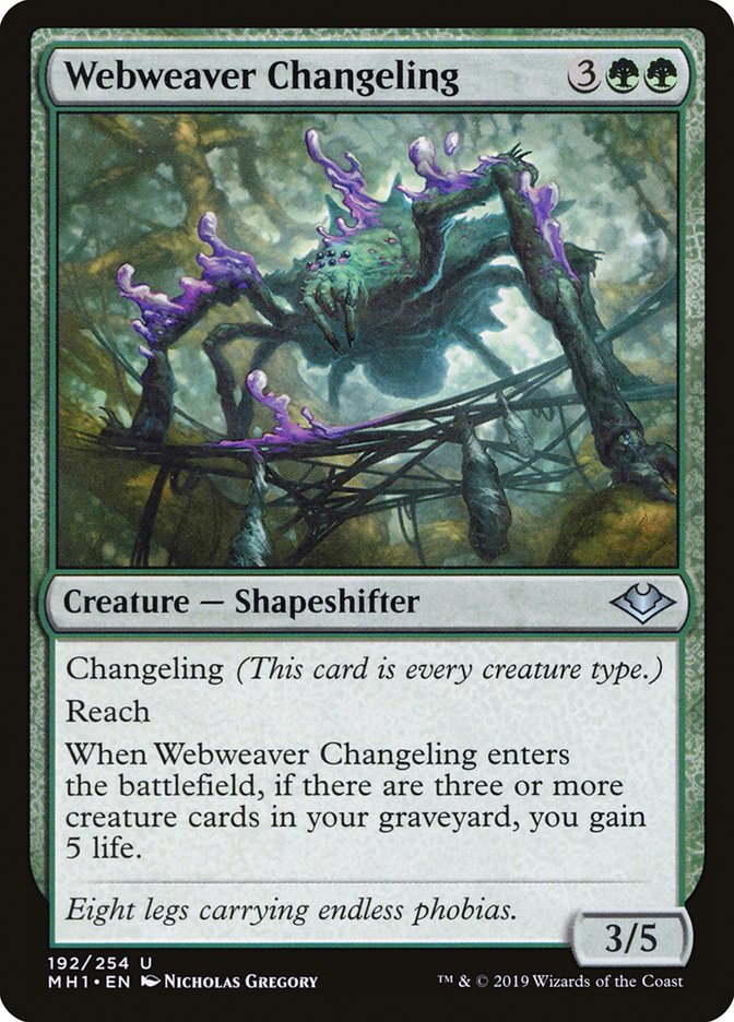 Webweaver Changeling [Modern Horizons] | Chromatic Games