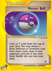 Master Ball (143/165) [Expedition: Base Set] | Chromatic Games