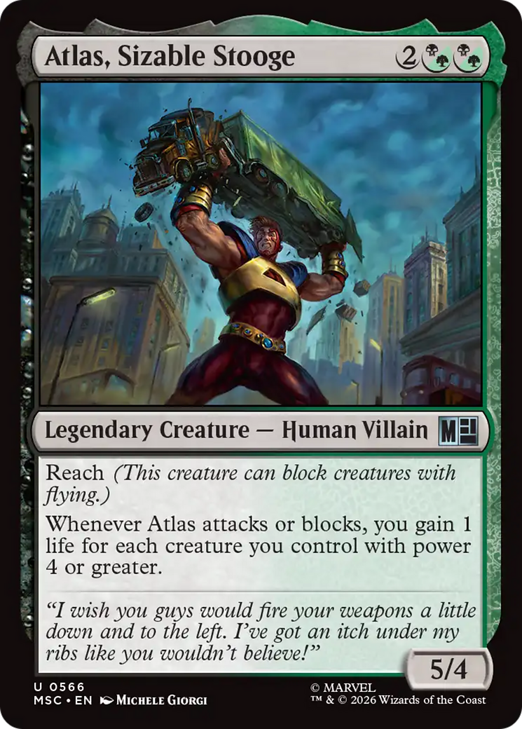 Atlas, Sizable Stooge [Marvel Super Heroes] | Chromatic Games