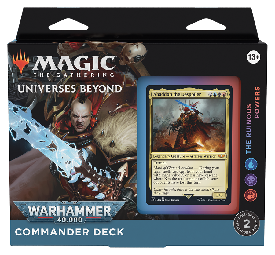 Warhammer 40,000 - Commander Deck (The Ruinous Powers) | Chromatic Games