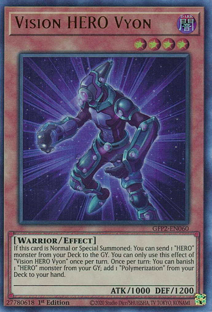 Vision HERO Vyon [GFP2-EN060] Ultra Rare | Chromatic Games