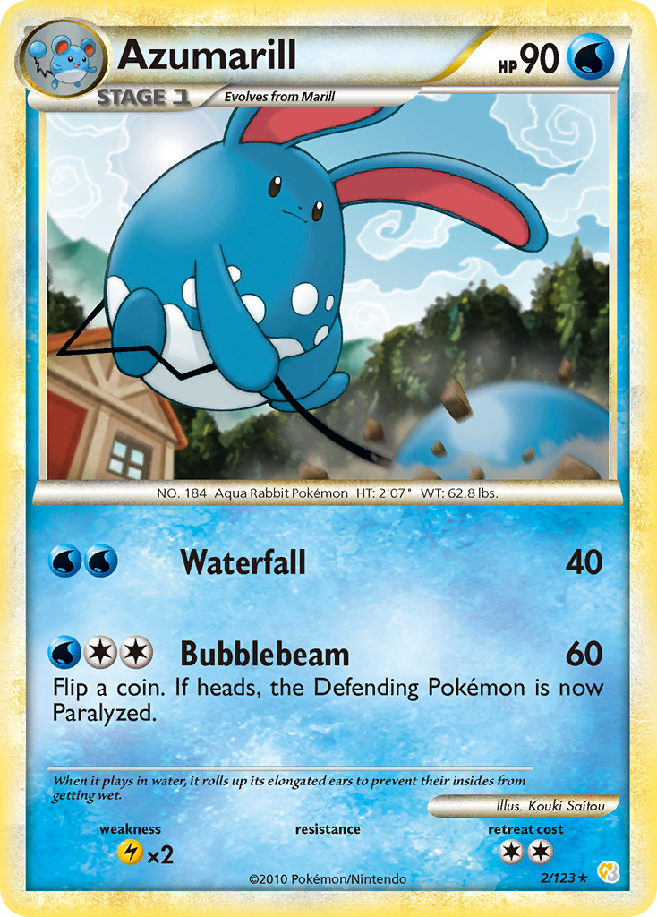 Azumarill (2/123) [HeartGold & SoulSilver: Base Set] | Chromatic Games