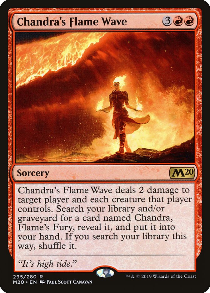 Chandra's Flame Wave 295/280 (Core Set 2020)  | Chromatic Games