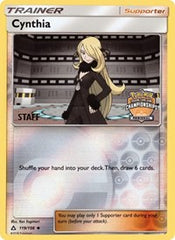 Cynthia (119/156) (Staff Regional Championship Promo) [Sun & Moon: Ultra Prism] | Chromatic Games