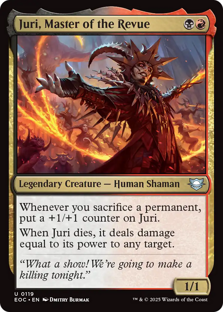 Juri, Master of the Revue [Edge of Eternities Commander] | Chromatic Games
