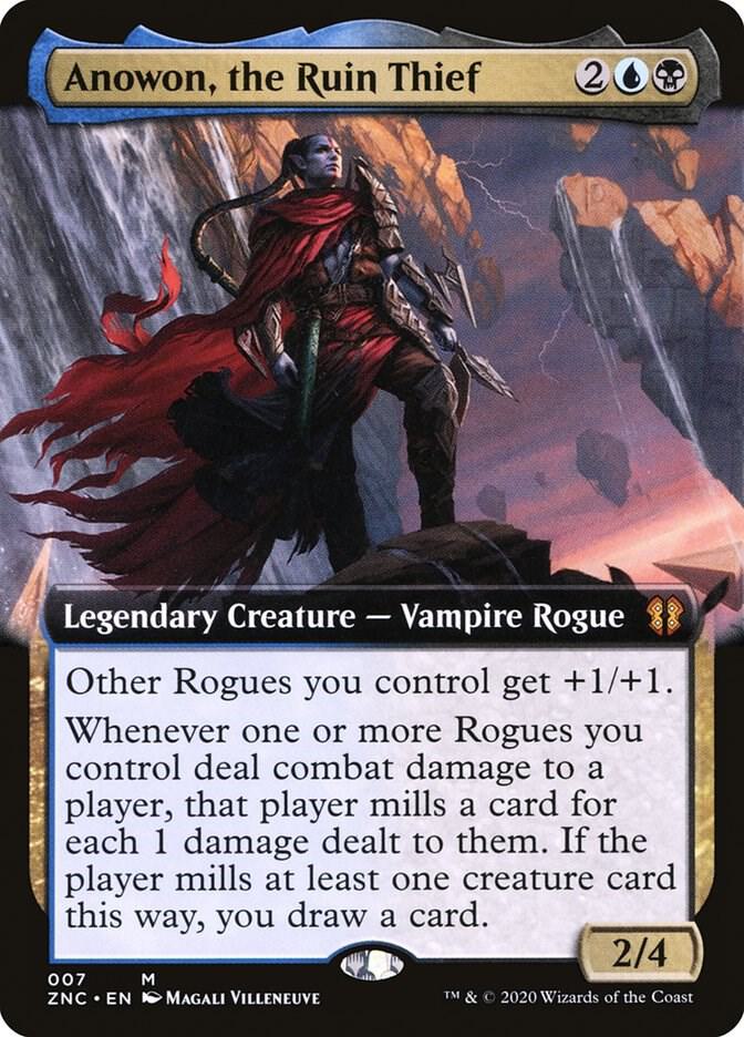 Anowon, the Ruin Thief 7/142 (Commander: Zendikar Rising)  - Extended Art | Chromatic Games