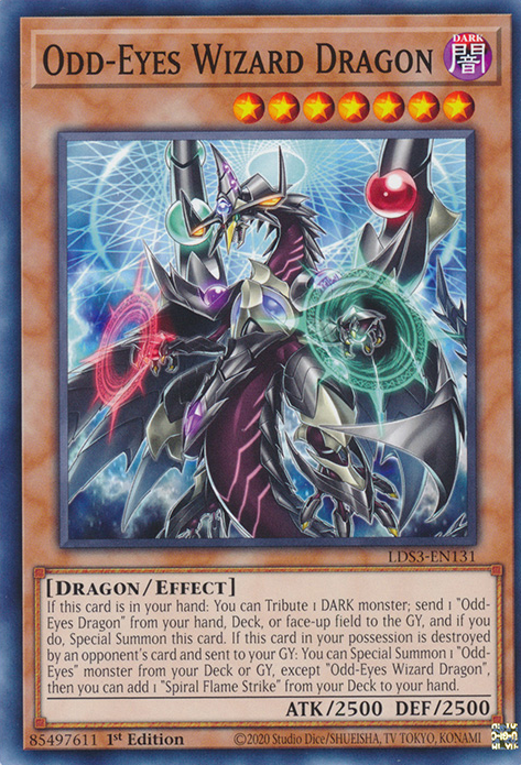 Odd-Eyes Wizard Dragon [LDS3-EN131] Common | Chromatic Games