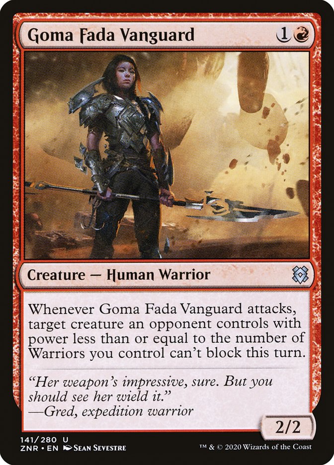 Goma Fada Vanguard 141/280 (Zendikar Rising)  - Foil | Chromatic Games
