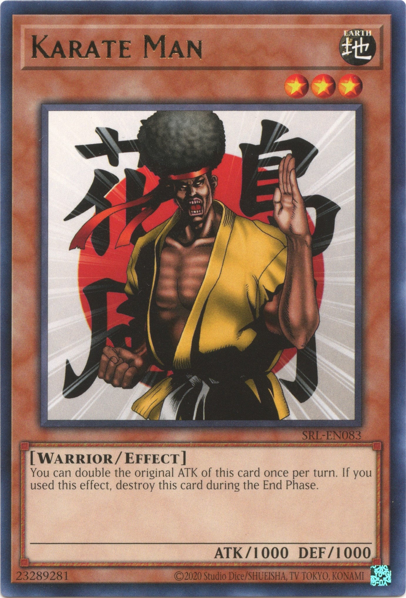 Karate Man (25th Anniversary) [SRL-EN083] Rare | Chromatic Games