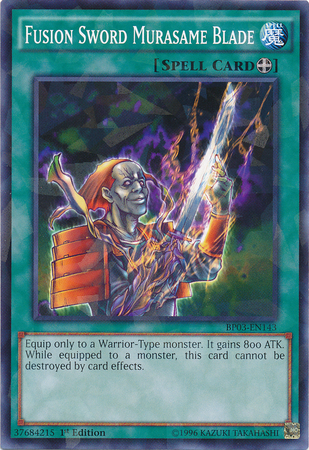 Fusion Sword Murasame Blade [BP03-EN143] Shatterfoil Rare | Chromatic Games