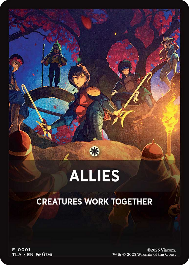 Allies Theme Card [Avatar: The Last Airbender: Eternal-Legal] | Chromatic Games