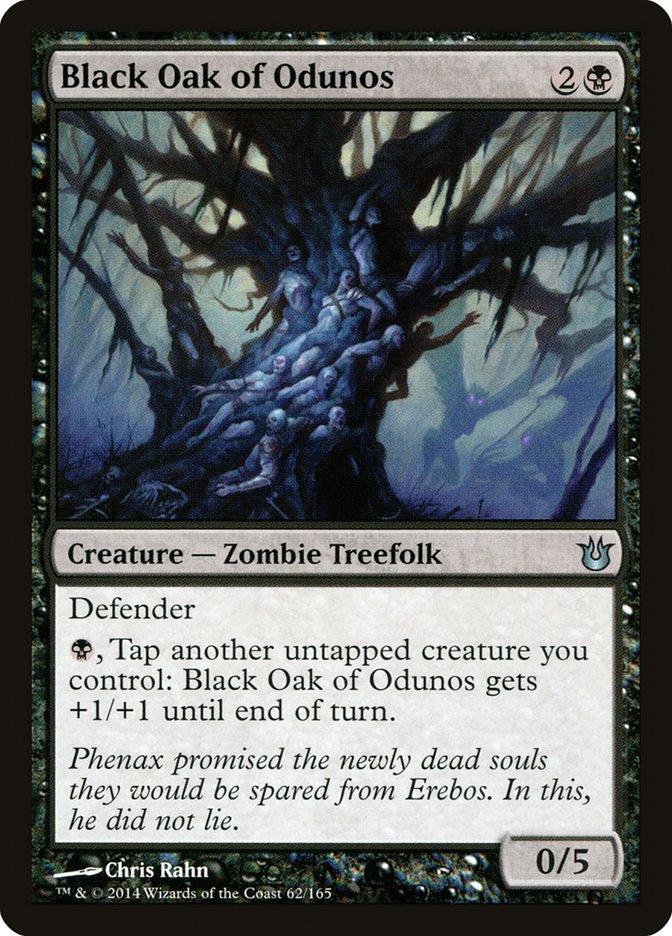 Black Oak of Odunos 62/165 (Born of the Gods)  - Foil | Chromatic Games