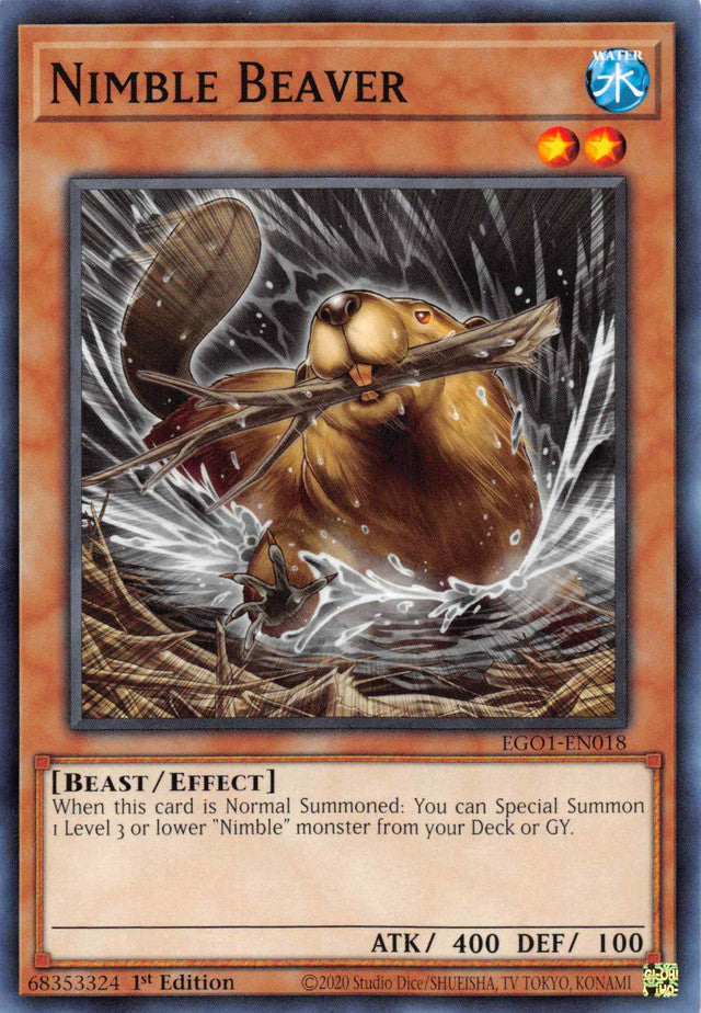 Nimble Beaver [EGO1-EN018] Common | Chromatic Games