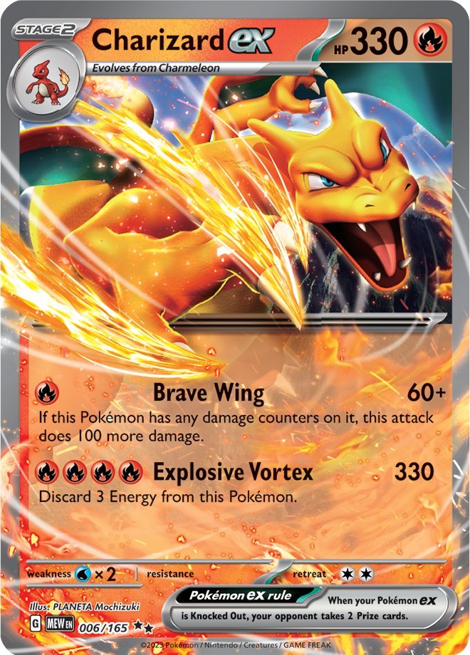 Charizard ex (006/165) [Scarlet & Violet: 151] | Chromatic Games