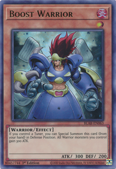 Boost Warrior [BLAR-EN063] Ultra Rare | Chromatic Games