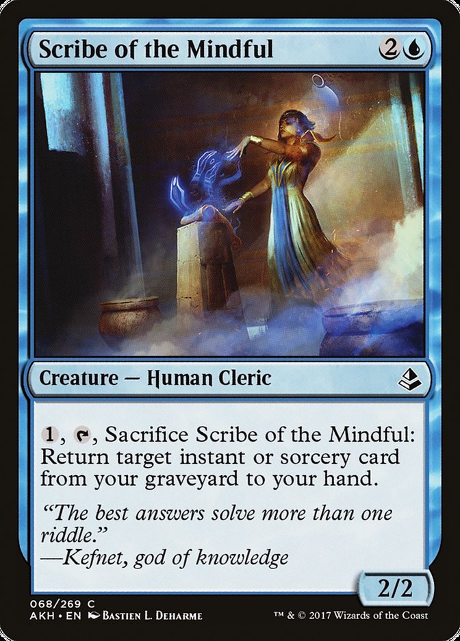 Scribe of the Mindful 68/269 (Amonkhet)  | Chromatic Games