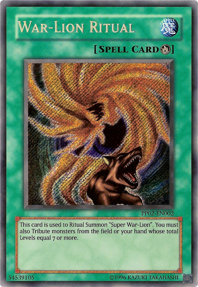 War-Lion Ritual [PP02-EN002] Secret Rare | Chromatic Games