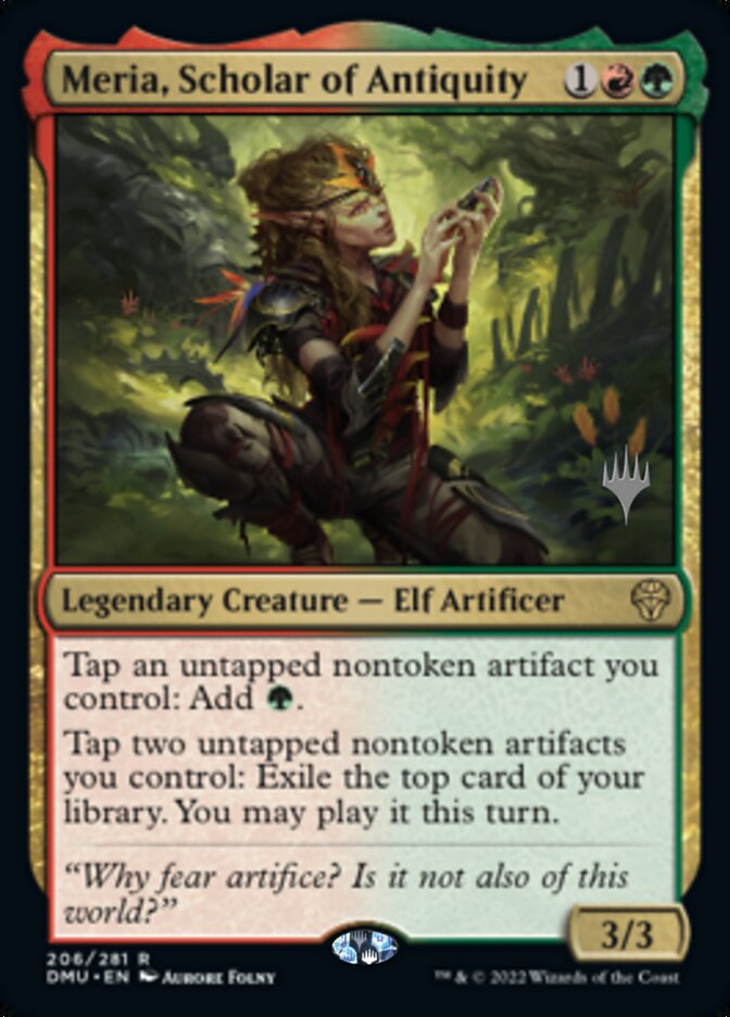 Meria, Scholar of Antiquity (Promo Pack) [Dominaria United Promos] | Chromatic Games