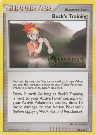 Bucks Training (130/146) (Prerelease Promo) [Diamond & Pearl: Legends Awakened] | Chromatic Games