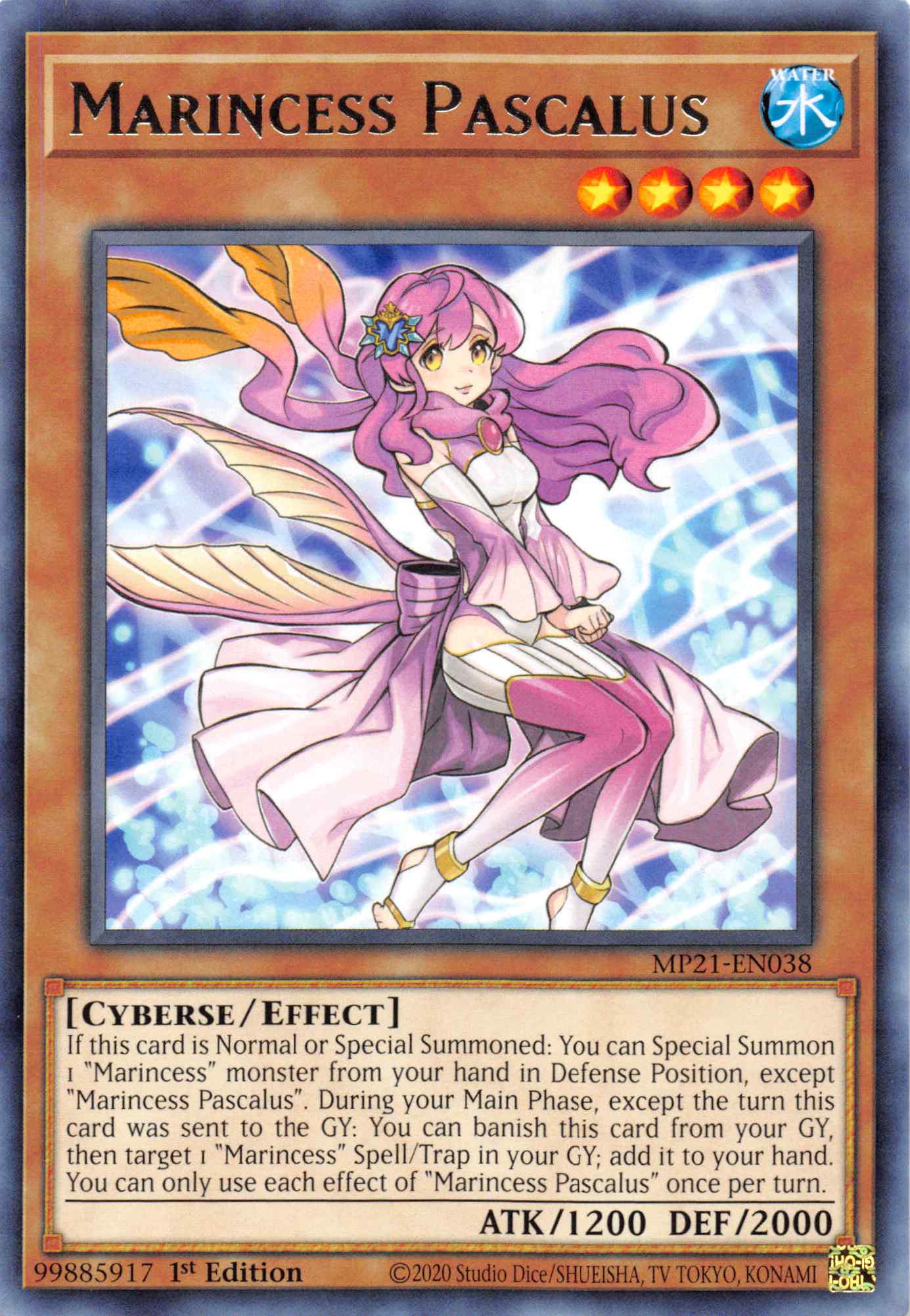 Marincess Pascalus [MP21-EN038] Rare | Chromatic Games