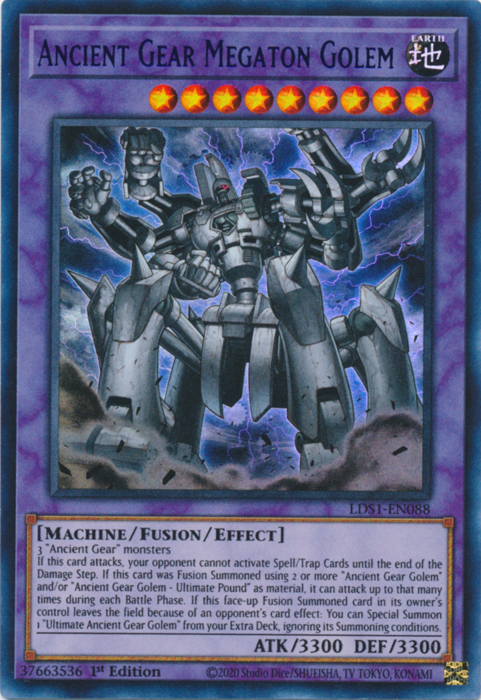 Ancient Gear Megaton Golem (Purple) [LDS1-EN088] Ultra Rare | Chromatic Games