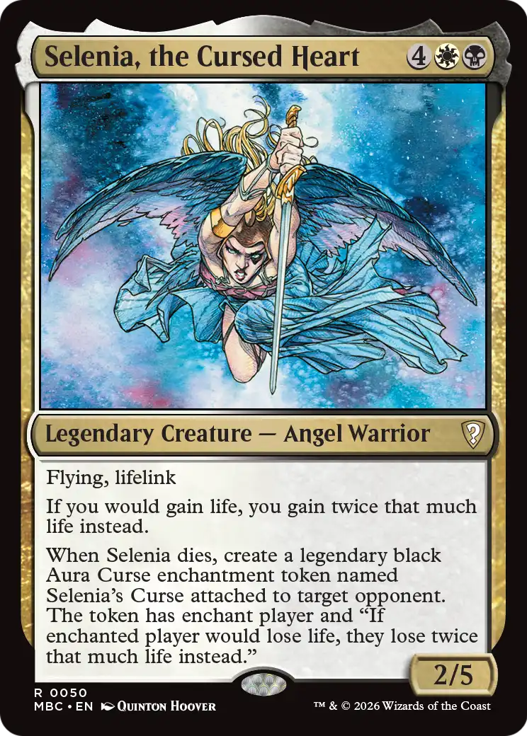 Selenia, the Cursed Heart [Mystery Booster: Commander Edition] | Chromatic Games